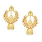 Yellow Chimes Women Gold-Toned Contemporary Chandbali Jumka Earrings | Swadesiicart