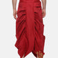 Sethukrishna Men Maroon Embroidered Dhoti Pant | Swadesiicart