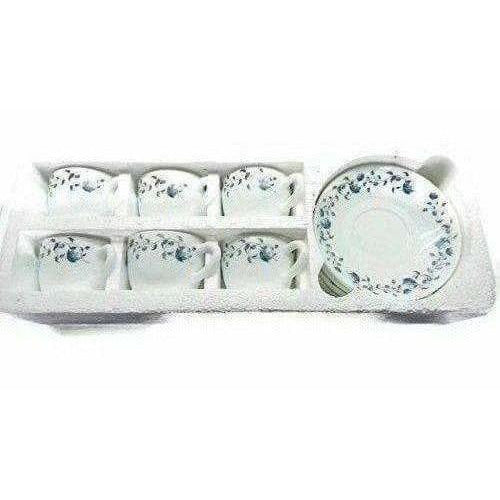Cup and Saucer Set (12-Pieces) - Swadesiicart