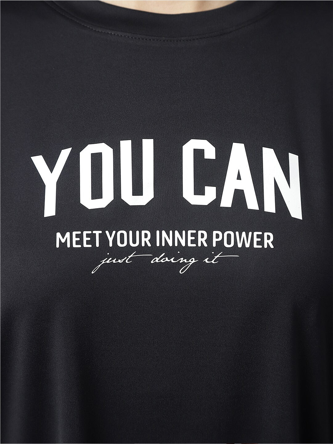MKH Typography Printed Dri-FIT Sports T-shirt - Swadesiicart