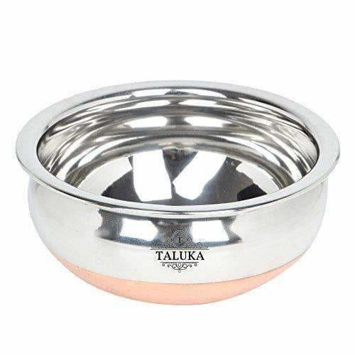 Stainless Steel Copper Bottom Handi Pot 6 Piece Set - Swadesiicart