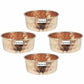 Pure Copper Serving Bowl - Dinner Bowl - Set Of 6 - Swadesiicart
