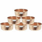 Pure Copper Serving Bowl - Dinner Bowl - Set Of 6 - Swadesiicart