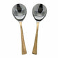 Serving Spoons Set of 2 for Dinner - ware - Swadesiicart