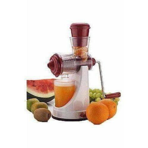 Fruit & Vegetable Manual Juicer with Steel Handle Polypropylene Hand Juicer - Swadesiicart
