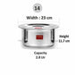 Stainless Steel Induction Bottom Friendly Container - Swadesiicart