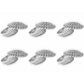 Golden - Decorative Organza Potli Basket (Pack Of 6) - Swadesiicart
