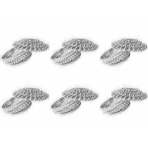 Golden - Decorative Organza Potli Basket (Pack Of 6) - Swadesiicart