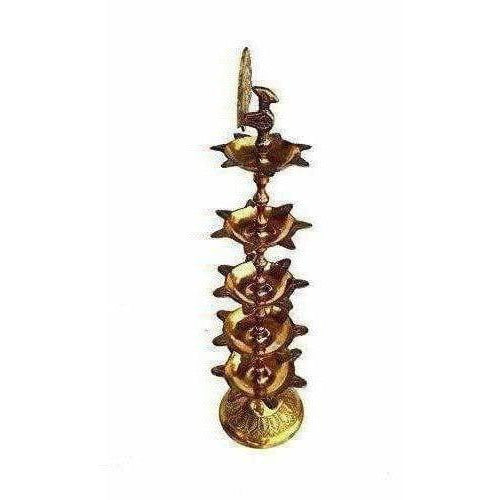 Pure Brass Diya (Puja Lamp) Hindu Pooja Article | Swadesiicart