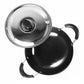 Hard Anodised Deep Kadhai With Stainless Steel Lid - Swadesiicart