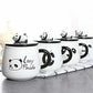 Panda Ceramic Mug with Ceramic Lid and Spoon(Random Design)-300 ML (Pack of 1) - Swadesiicart