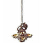Peacock Hanging Diya With Chain - Swadesiicart