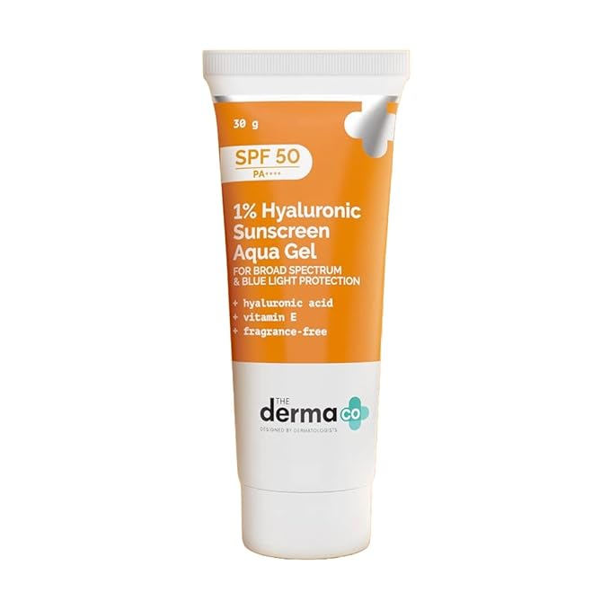 The Derma Co 1% Hyaluronic Sunscreen Aqua Gel - Swadesiicart