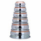 Stainless Steel Copper Bottom Handi Pot 6 Piece Set - Swadesiicart