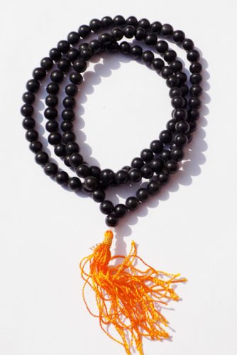 Kannssky Black Agate (Hakik) Japa Mala | Swadesiicart