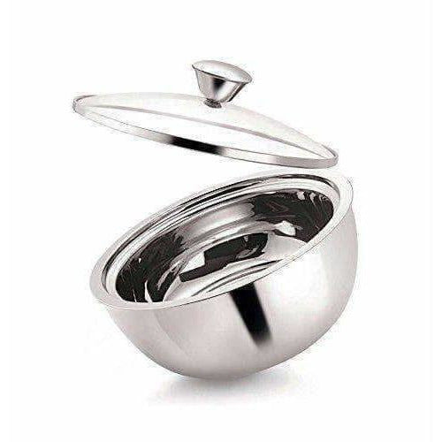 Stainless Steel Gravy Pot 850ml Silver - Swadesiicart