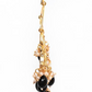 New Stylish Ethnic Partywear Black Hoops Kundan Earrings for Womens by House of Ree | Swadesiicart