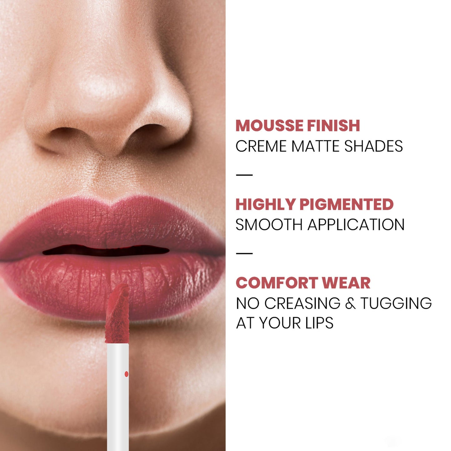 Miss Claire Soft Matte Lip Cream - 52 | Swadesiicart