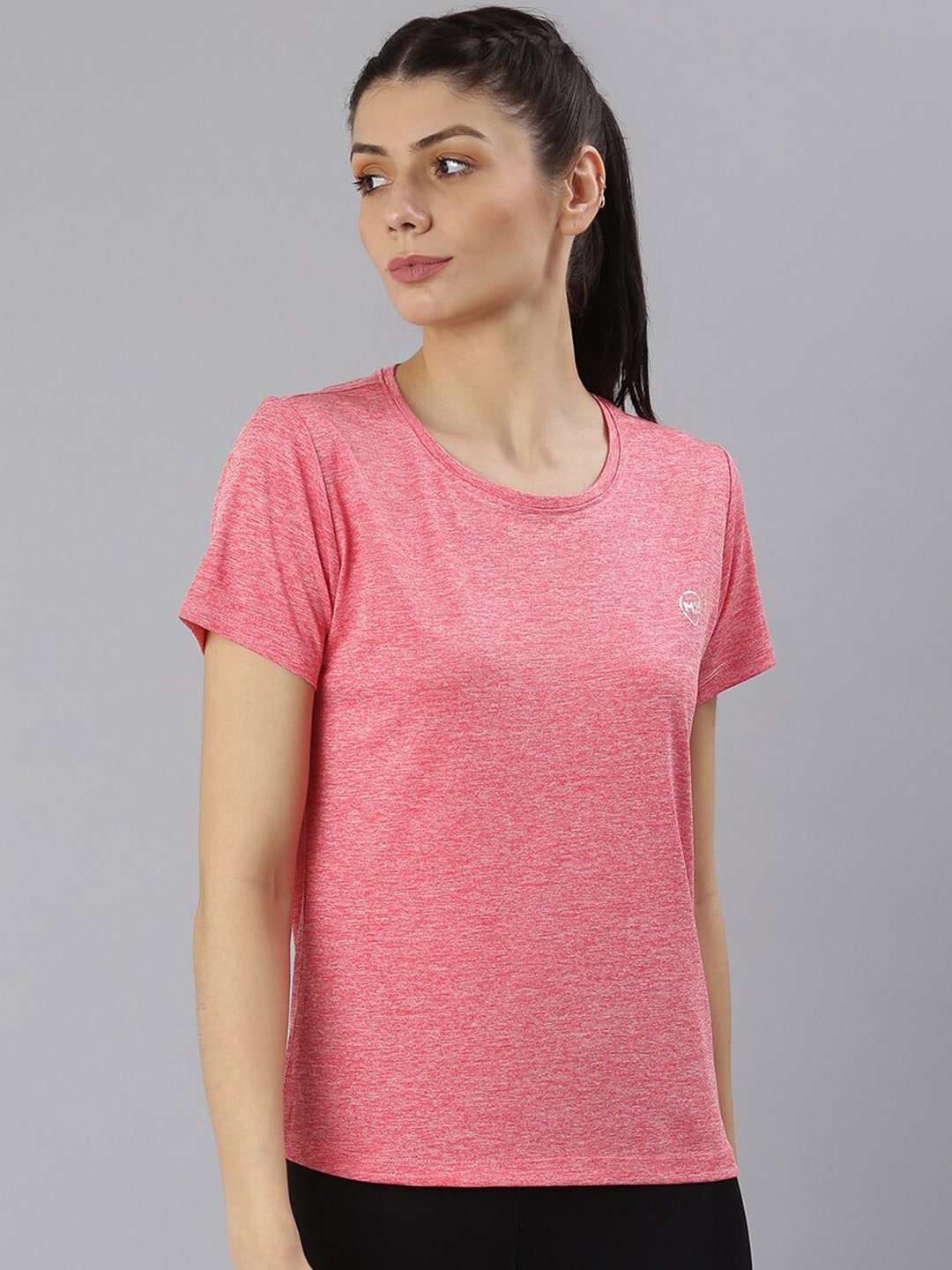 MKH Women Coral Dri-FIT Sports T-shirt - Swadesiicart
