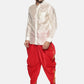 Sethukrishna Men Red Solid Dhoti Pant | Swadesiicart