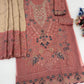 Anaita Peach Silk Suit With Embroidery & Sequence Work