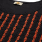 ADA Women Black & Orange Ethnic Motifs Embroidered Chikankari Kurta | Swadesiicart