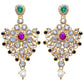 Tehzeeb Creations Semi Bridal Dulhan Dulhan Wedding & Engagement Necklace Set with Mang Tikka for Girls & Women - Swadesiicart