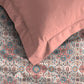 MYTRIDENT Dusk and Dawn White Printed Pure Cotton 144 TC Queen Bedsheet With 2 Pillow Covers - Swadesiicart