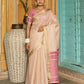 Shree Shyam Fashion Pink Linen Saree