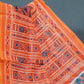 Shades of Grey Colour Floral Print Semi Chanderi Saree By Gayathri Reddy Designer Studio | Swadesiicart