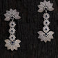 Shoshaa Silver-Toned Contemporary Drop Earrings | Swadesiicart