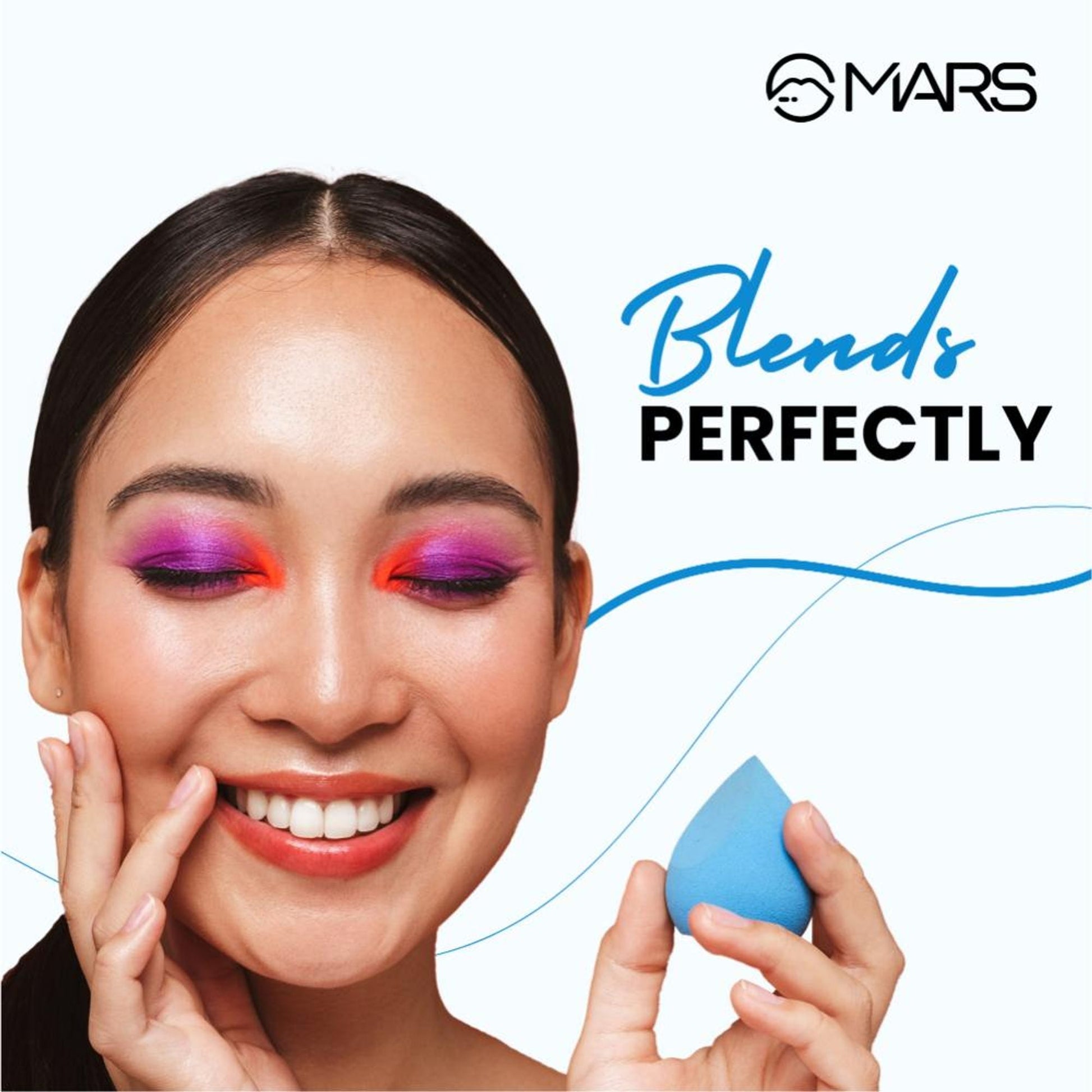 MARS Cosmetics Mini Beauty Blender For Face Makeup - Set Of 5 - Swadesiicart
