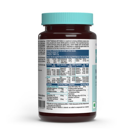 HK Vitals Multivitamin with Probiotics Tablets - Swadesiicart