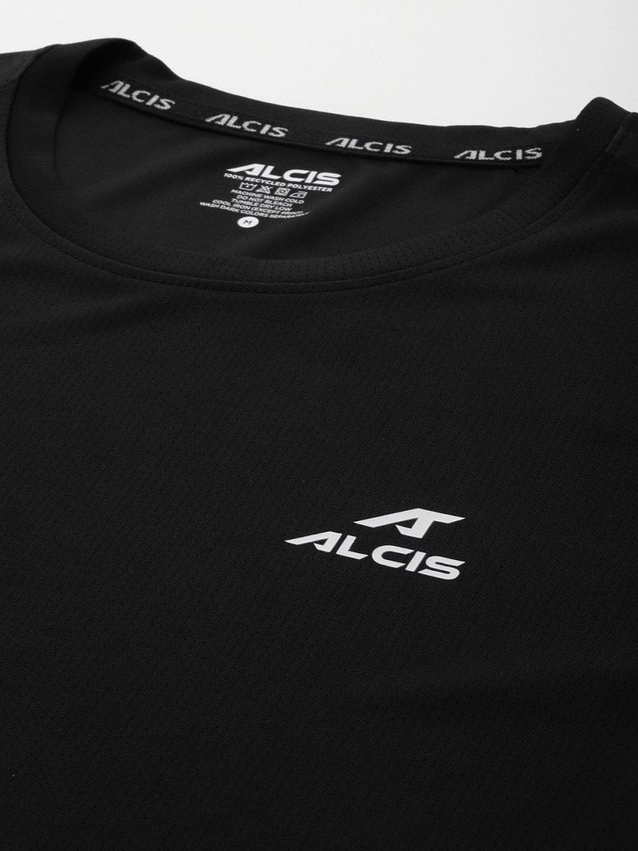 Alcis Men Anti Static Slim Fit T-shirt | Swadesiicart