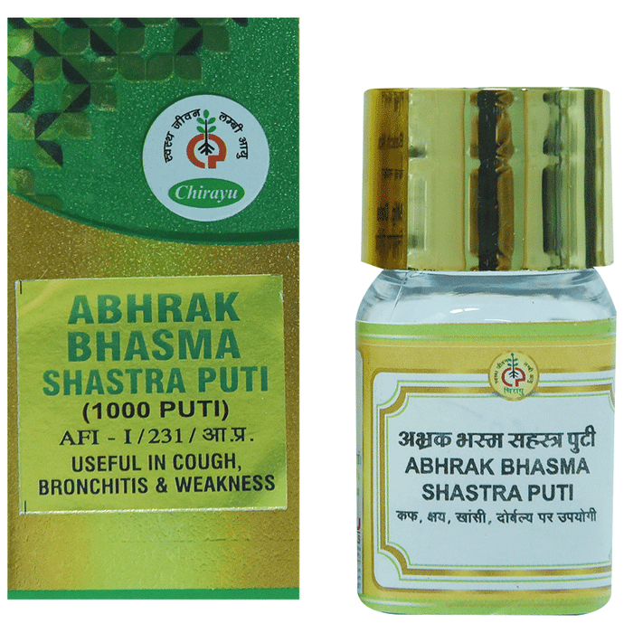 Chirayu Abhrak Bhasma Shastra 1000 Putti | Swadesiicart