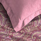 MYTRIDENT Maroon & White Ethnic Motifs Cotton 120 TC Single Bedsheet With 1 Pillow Cover - Swadesiicart