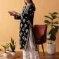 ADA Floral Printed Lucknowi Chikankari Kurta | Swadesiicart