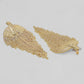 Tokyo Talkies Gold-Toned Contemporary Drop Earrings - Swadesiicart