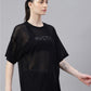 MKH Typography Printed Relaxed Fit Dri-FIT T-shirt - Swadesiicart