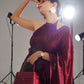 Tikhi Imli Maroon Woven Design Saree | Swadesiicart