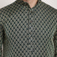 Sojanya Band Collar Ethnic Motifs Woven Design Kurta | Swadesiicart