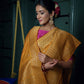 Vardha Mustard Yellow Golden Zari Banarasi Silk Saree | Swadesiicart