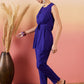 InWeave Blue 3 Piece Co Ord Set With Belt - Swadesiicart