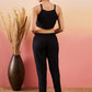InWeave Black 3 Piece Co Ord Set With Belt - Swadesiicart