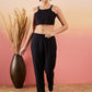 InWeave Black 3 Piece Co Ord Set With Belt - Swadesiicart
