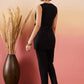 InWeave Black 3 Piece Co Ord Set With Belt - Swadesiicart