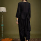 InWeave Black Angrakha Dhoti Co Ord Set - Swadesiicart