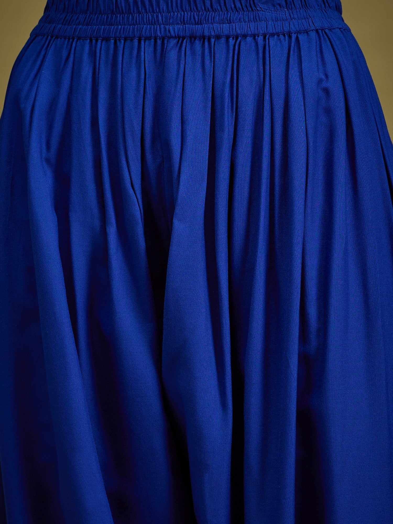 InWeave Ink Blue Angrakha Dhoti Co Ord Set - Swadesiicart