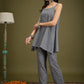 InWeave Black Small Check Strappy Co Ord Set - Swadesiicart