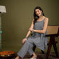 InWeave Black Small Check Strappy Co Ord Set - Swadesiicart